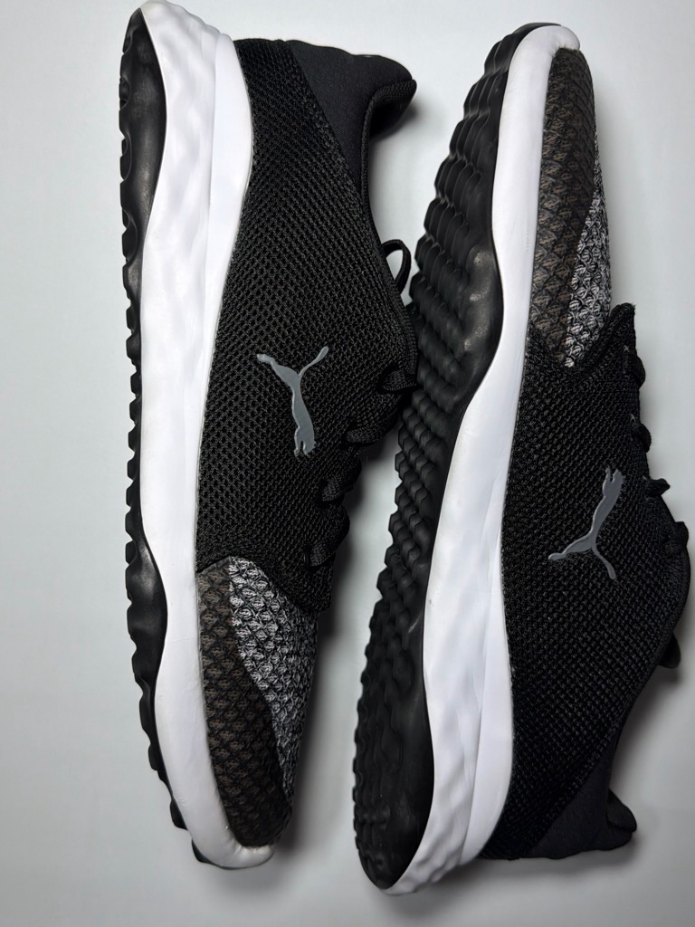 Men’s Size 11 Puma Fusion Foam Black/White Spike-Less Golf Sport Shoes/Sneakers — image 6 of 8